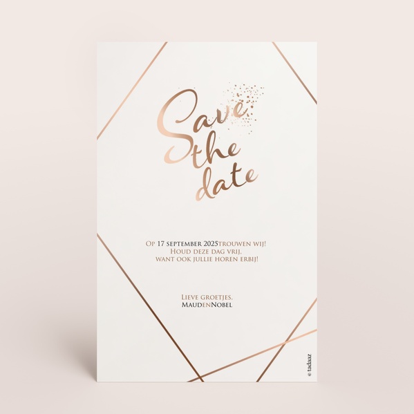 Moderne Save the Date kaart TA0111-1800015-03-1