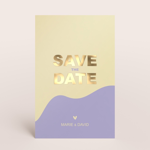 Colorblocking save the date kaart TA0111-2300004-03-0