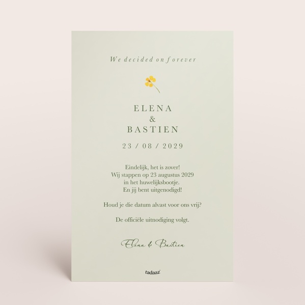 Save the datekaart natuurpapier met droogbloemen TA0111-2300013-03-1