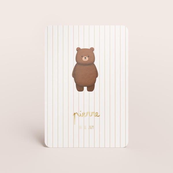 Faire part naissance petit ours TA05500-2500234-02-0