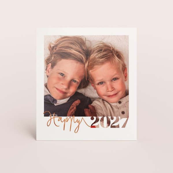 Nieuwjaarskaart met instantfotodesign en jaartal TA1188-2600022-03-0