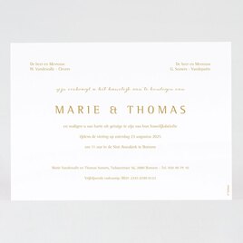 grote trouwkaart met donkerblauwe aquarel en goudfolie TA0110-1900107-03 2