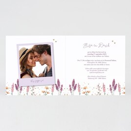 dubbele trouwkaart met kleurrijke droogbloemprint en goudfolie TA0110-2000040-03 2