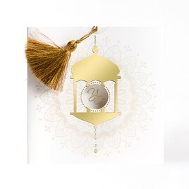 faire part mariage oriental lanterne doree TA0110-2100021-02 2