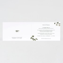 stijlvolle trouwkaart kraftlook met eucalyptus krans TA0110-2200011-03 2