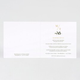 botanische trouwkaart met eucalyptus krans TA0110-2200012-03 2