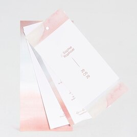 trouwkaart met roze aquarel look TA0110-2200047-03 2