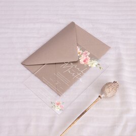 acryl trouwkaart met aquarel bloemen TA0110-2200049-03 1