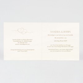 stijlvolle trouwkaart met hartjes en namen TA0110-2300002-03 2