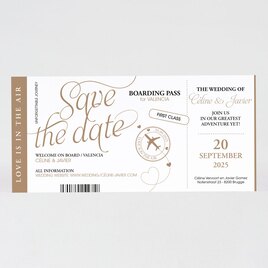 save the date boarding pass TA0111-1800017-03 1