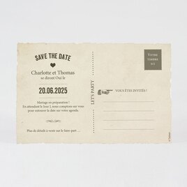 save the date photo format carte postale TA0111-1800018-02 2