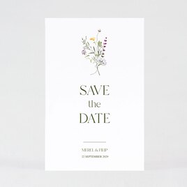 originele save the date kaart met bloemenboeketje TA0111-2200006-03 1