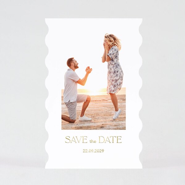 save the date mariage original avec dorure TA0111-2200033-02 1