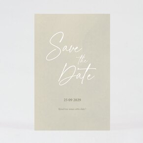Save the date mariage couleur douce