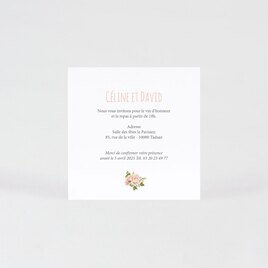 carte d invitation mariage jeunes maries et fleurs TA0112-1900013-02 2