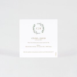 carte invitation mariage couronne eucalyptus TA0112-1900018-02 2