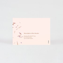 roze receptiekaartje dwarrelende bloemblaadjes TA0112-2000018-03 2