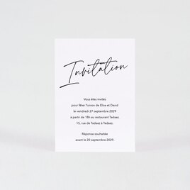 carte d invitation mariage calligraphie TA0112-2100001-02 1