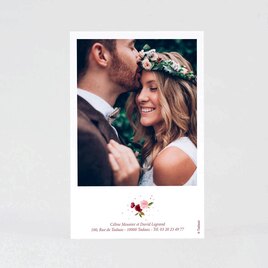 carte remerciement mariage amoureux et envolee de coeurs TA0117-1900016-02 2
