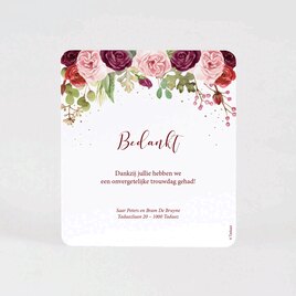 bedankkaartje bruiloft met grote bloemen TA0117-1900034-03 2