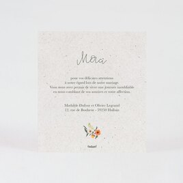 carte remerciement mariage couronne florale TA0117-2300024-02 2