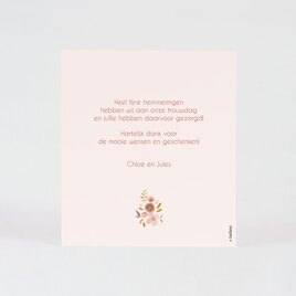 romantisch bedankkaartje met foto en bloemen TA0117-2300032-03 2