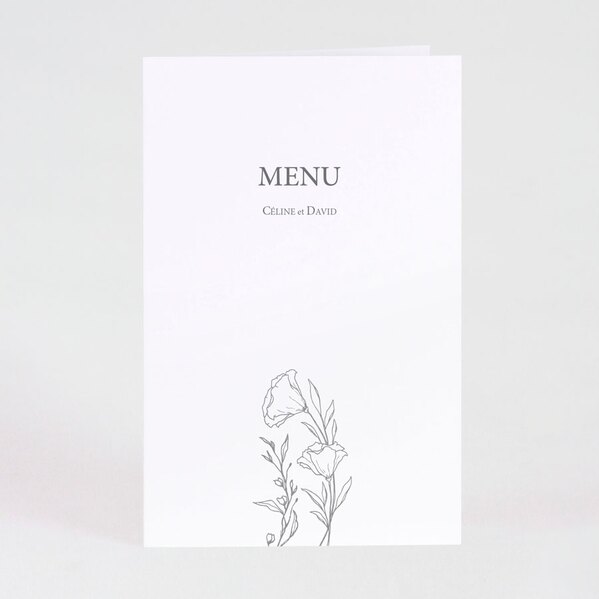 menu mariage bouquet fleuri TA0120-1900015-02 1