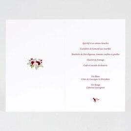 menu mariage amoureux et couronne fleurie TA0120-1900019-02 2