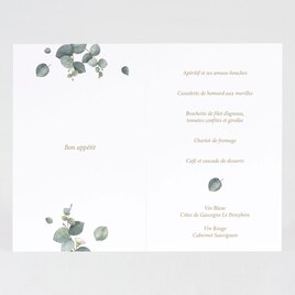 menu mariage fleurs eucalyptus et dorure TA0120-1900029-02 2