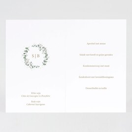 menukaart met eucalyptus en goudfolie TA0120-1900032-03 2