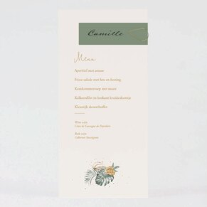 tropische-menukaart-met-naamkaartje-en-gouden-paperclip-TA0120-2000001-03-1