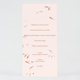 carte menu mariage petales de fleurs TA0120-2000018-02 2