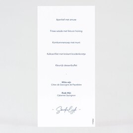 minimalistische menukaart TA0120-2200002-03 2