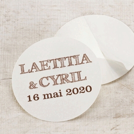 sticker rond blanc TA01905-1500004-02 1