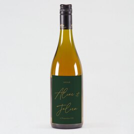 etiquette bouteille de vin mariage mirage dore TA01905-2000030-02 1