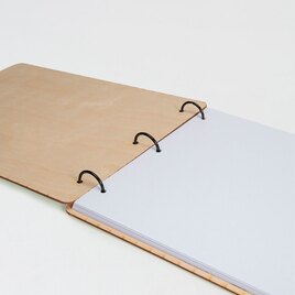 houten gepersonaliseerd gastenboek met namen TA01966-2200001-03 2