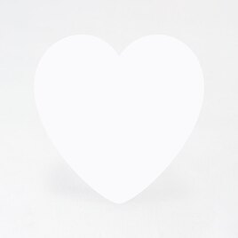 enkele kaart hartvorm met folie TA0330-2300007-03 2