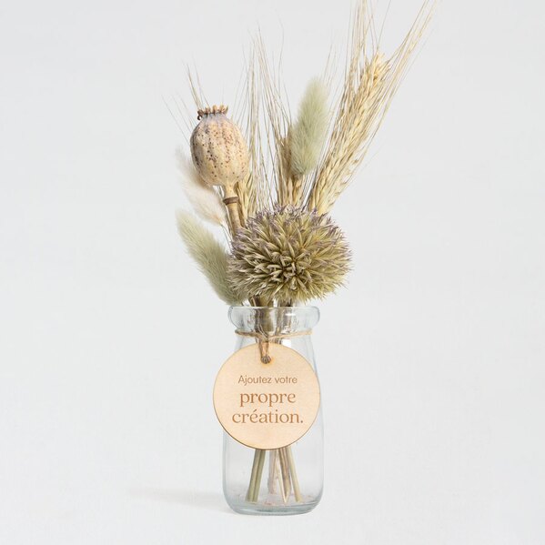 vase fleurs sechees transparent avec medaillon bois TA03921-2300002-02 1
