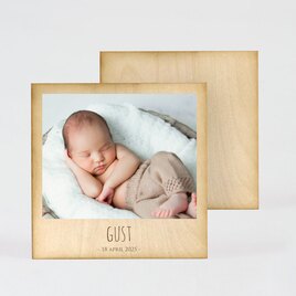 houten bedankkaartje geboorte met foto TA0517-2000009-03 1