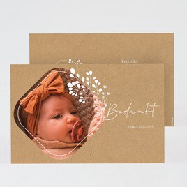 eco look geboorte bedankkaartje met foto en eigen tekst TA0517-2200051-03 1