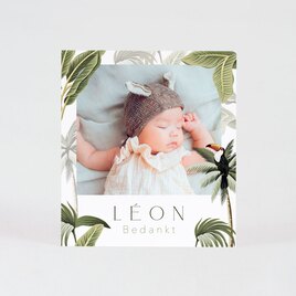 tropisch geboorte bedankkaartje met foto TA0517-2200063-03 1