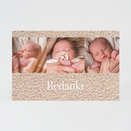 bedankkaartje geboorte teddy met fotocollage TA0517-2400003-03 1
