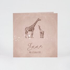 faire part naissance girafes elegantes TA05500-2000024-02 1