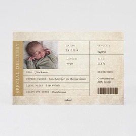 avontuurlijk geboortekaartje met vliegtuigje TA05500-2400059-03 2