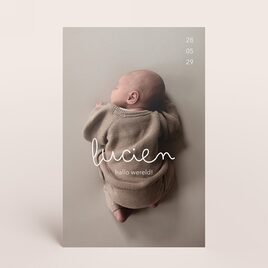 staande geboortekaart met foto naam en datum TA05500-2600120-03 1