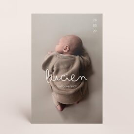 staande geboortekaart met foto naam en datum TA05500-2600120-03 1
