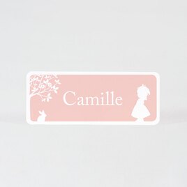 sticker etiket silhouet roze TA05905-1500019-03 2