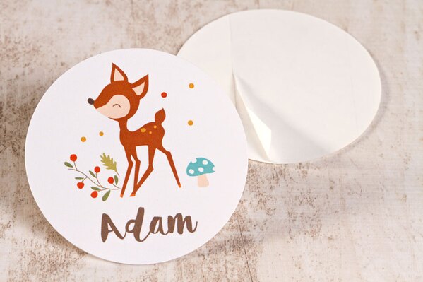 grote ronde sticker met bambi 5 9 cm TA05905-1900023-03 1