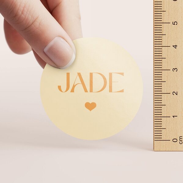 sticker bapteme joli coeur sur fond doux TA05905-2600067-02 2