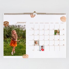 schitterende jaarkalender met foto s en koperfolie TA0884-2100002-03 1
